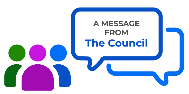 A message from The Council
