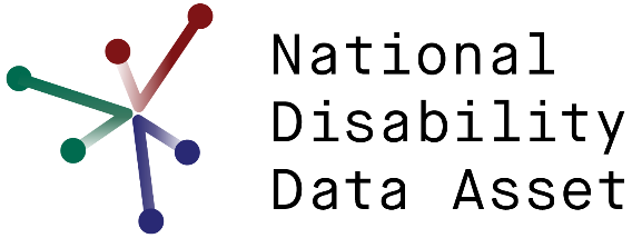 The National Disability Data Asset logo. 