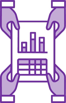 A document with data on it being given to somebody.