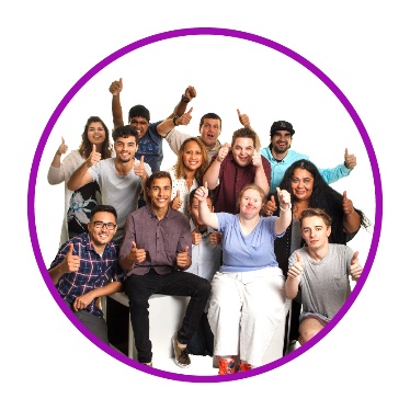 A large group of diverse people.