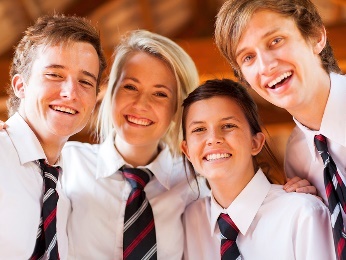 A group of students from an independent schoo.