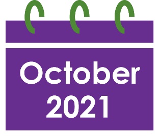 A calendar icon saying October 2021.