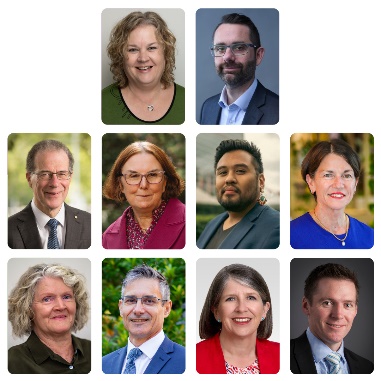 Photographs of the Council members.