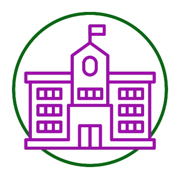 A university building.