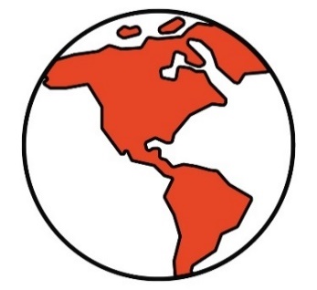 A map of the world.