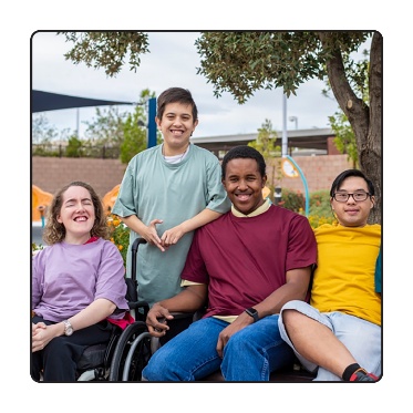 A group of people with disability.
