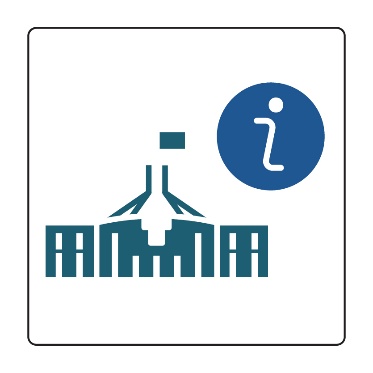 Parliament House. An information icon is next to it. 